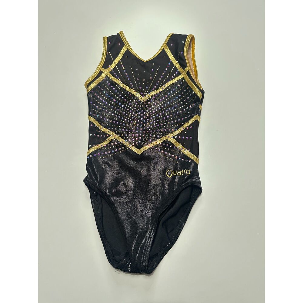 Quatro Gold and Black Competition Uniform